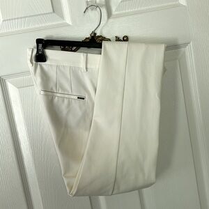 WHBM ~ the slim ankle ~ ecru ~ SZ 0L  ~ curvy pants ~ tags removed - never worn